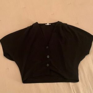 Topshop Button Blouse